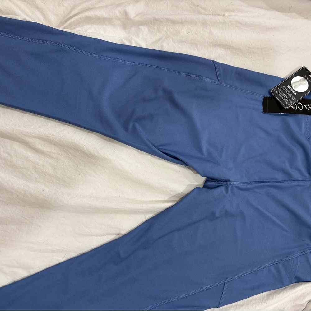 VOGO Athletica Blue Women's Athletic Leggings - Picture 2 of 3